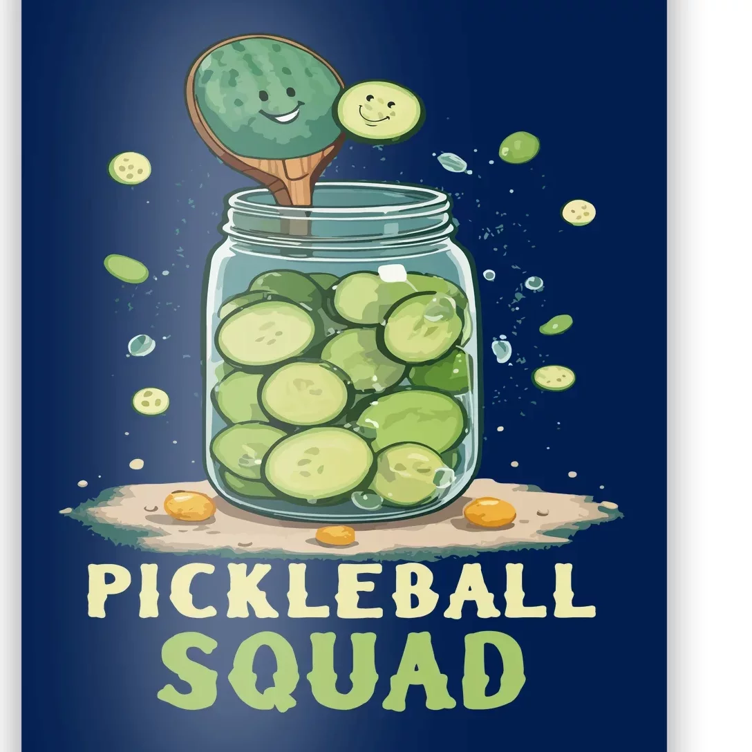 Funny Pickleball Squad Poster