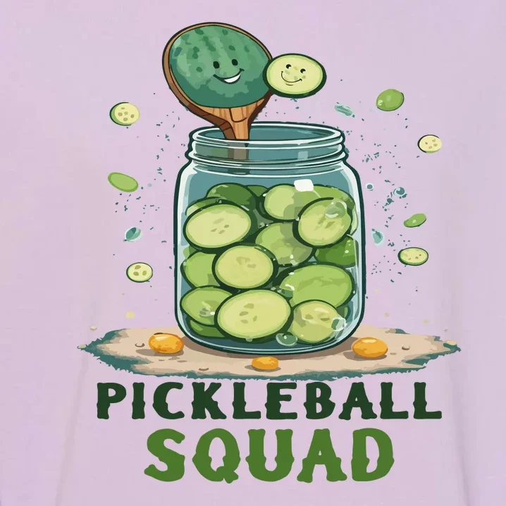 Funny Pickleball Squad Garment-Dyed Sweatshirt