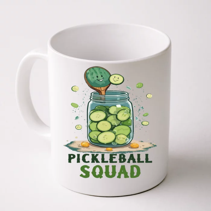 Funny Pickleball Squad Front & Back Coffee Mug