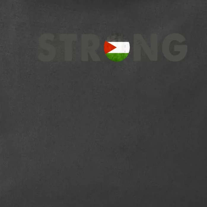 Free Palestine Strong Zip Tote Bag