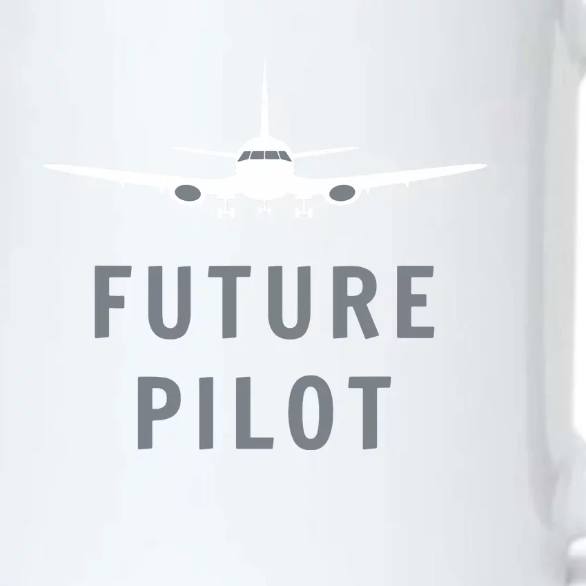 Future Pilot Shirts Airplane Pilot Aviation Gift Black Color Changing Mug