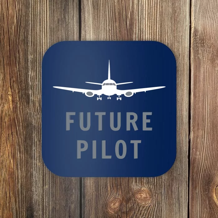 Future Pilot Shirts Airplane Pilot Aviation Gift Coaster