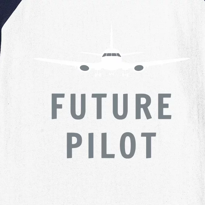 Future Pilot Shirts Airplane Pilot Aviation Gift Baseball Sleeve Shirt