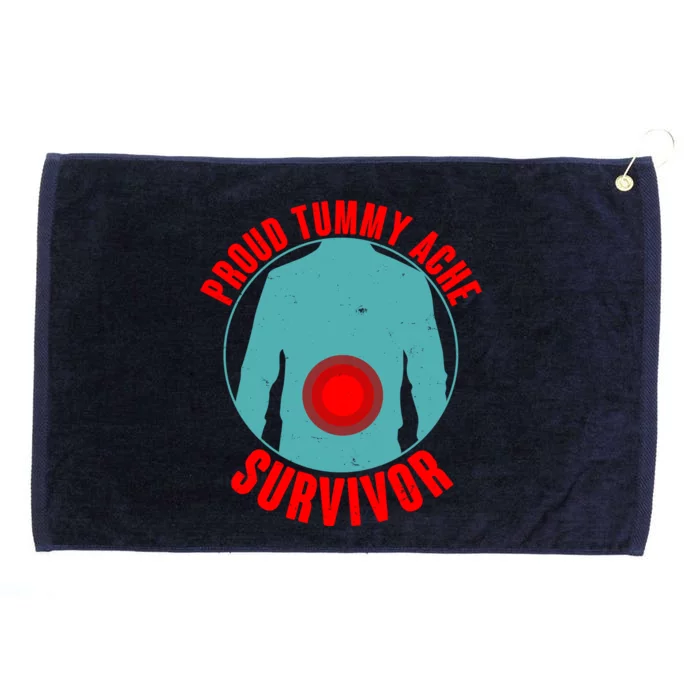 Funny Proud Tummy Ache Survivor Grommeted Golf Towel