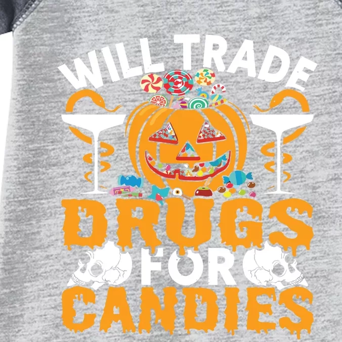 Funny Pharmacy Tech Will Trade Drugs For Candies Pharmacist Infant Baby Jersey Bodysuit