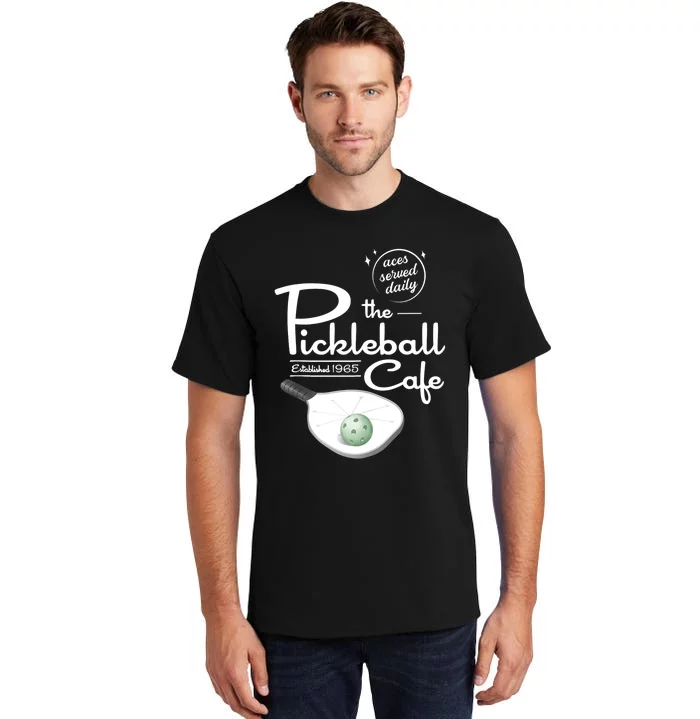 Funny Pickleball - The Pickleball Cafe - Aces Served Tall T-Shirt