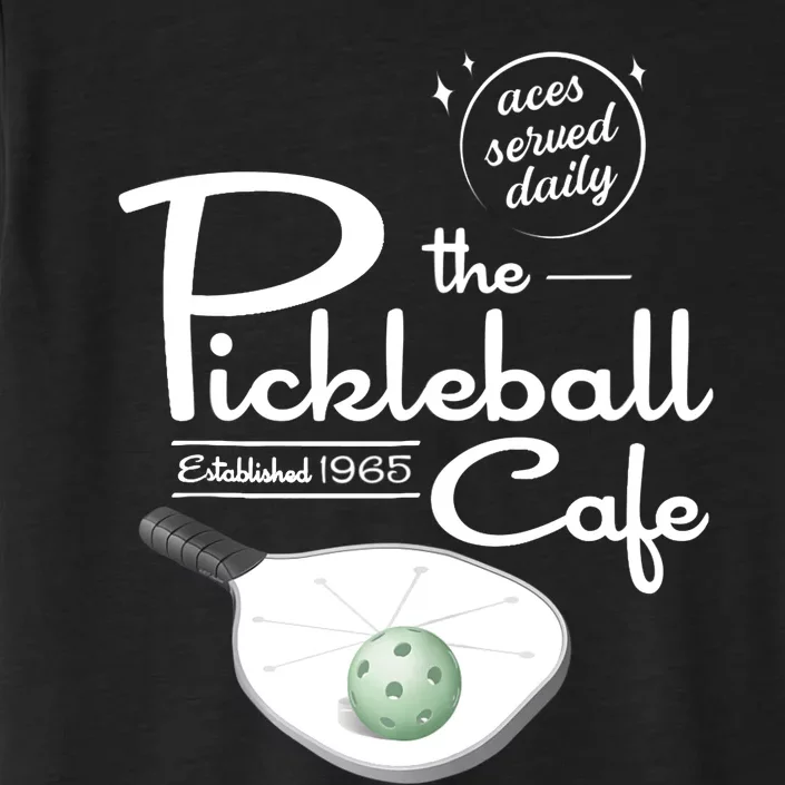 Funny Pickleball - The Pickleball Cafe - Aces Served ChromaSoft Performance T-Shirt