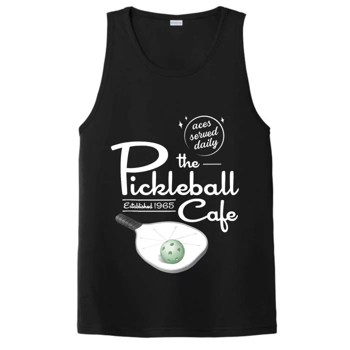 Funny Pickleball - The Pickleball Cafe - Aces Served Performance Tank