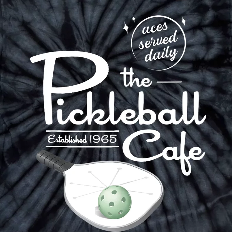 Funny Pickleball - The Pickleball Cafe - Aces Served Tie-Dye T-Shirt