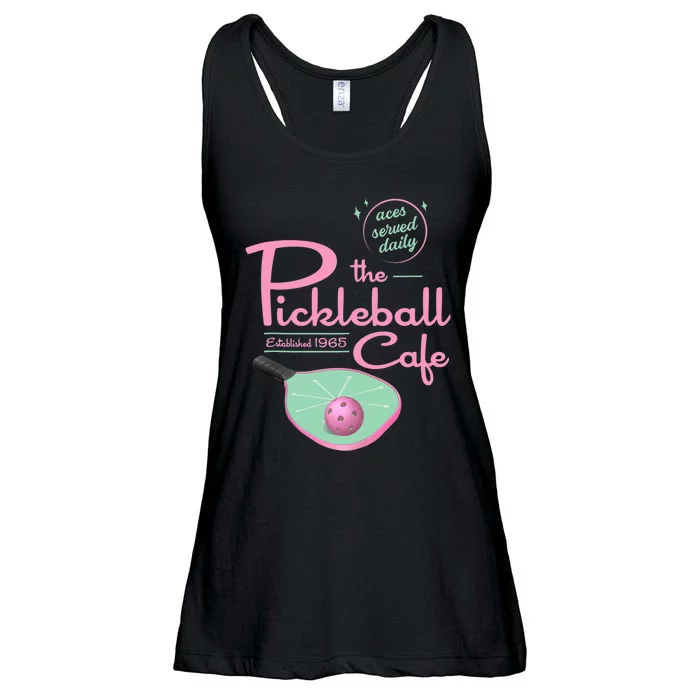 Funny Pickleball - The Pickleball Cafe - Aces Served Ladies Essential Flowy Tank