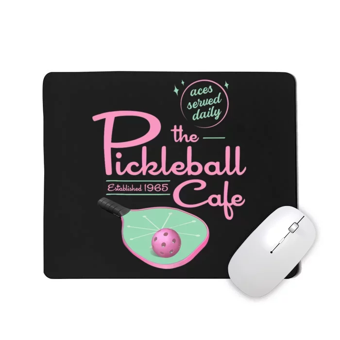 Funny Pickleball - The Pickleball Cafe - Aces Served Mousepad