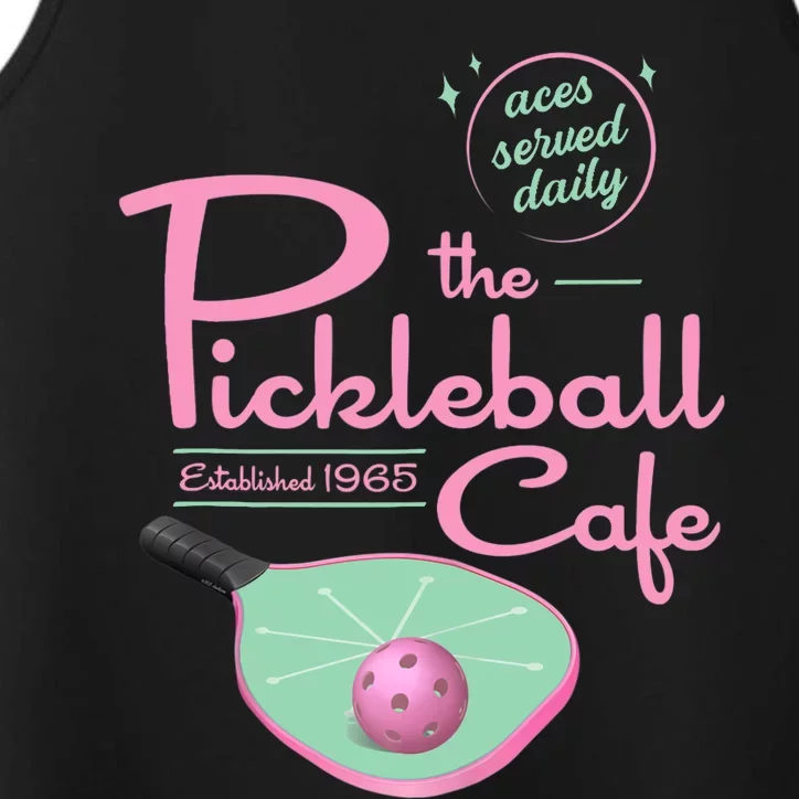 Funny Pickleball - The Pickleball Cafe - Aces Served Performance Tank