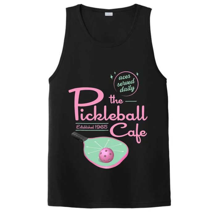 Funny Pickleball - The Pickleball Cafe - Aces Served Performance Tank