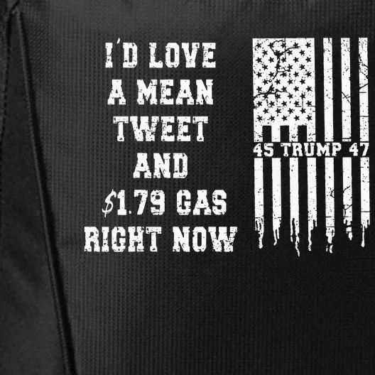 Funny Pro Trump Fathers Day Gas Prices Mean Tweets July 4th City Backpack