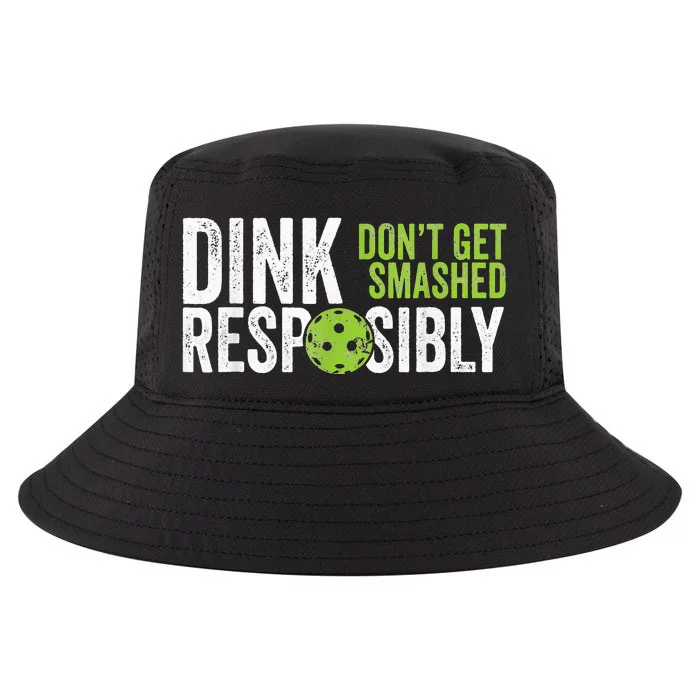 Funny Pickleball Team Clothing Dink Responsibly Cool Comfort Performance Bucket Hat