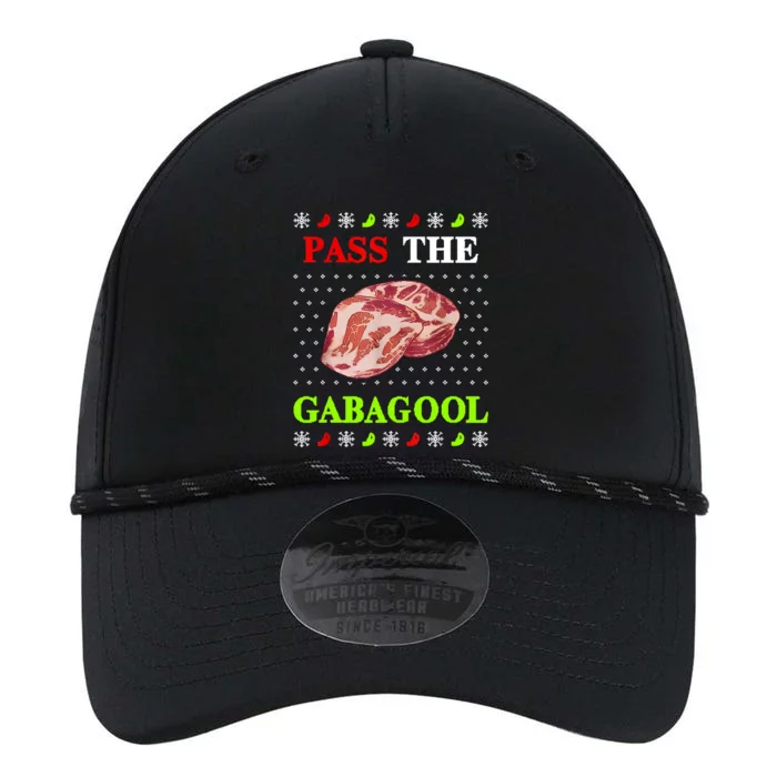 Funny Pass The Gabagool Tacky Ugly Christmas Gabagool Funny Tee Gift Performance The Dyno Cap