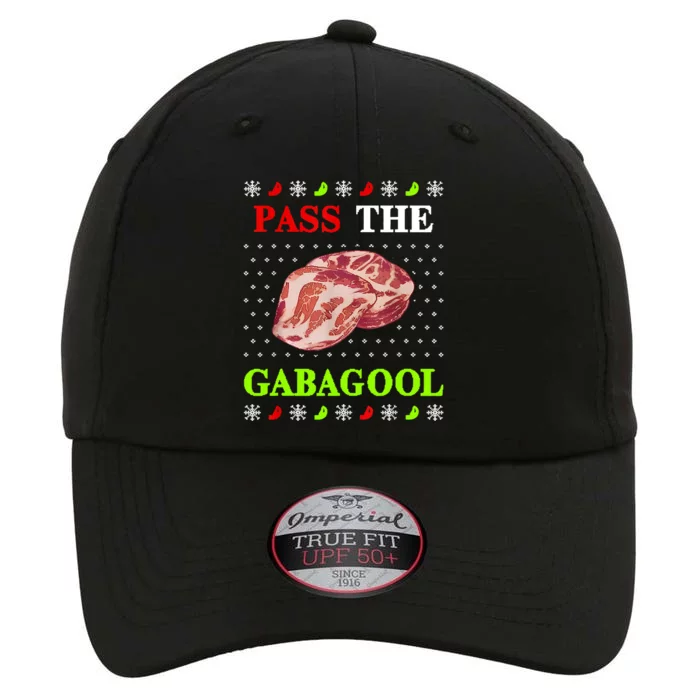 Funny Pass The Gabagool Tacky Ugly Christmas Gabagool Funny Tee Gift The Original Performance Cap