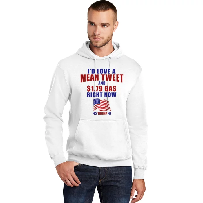 Funny Pro Trump Supporter Id Love A Mean Tweet Gas Prices Hoodie