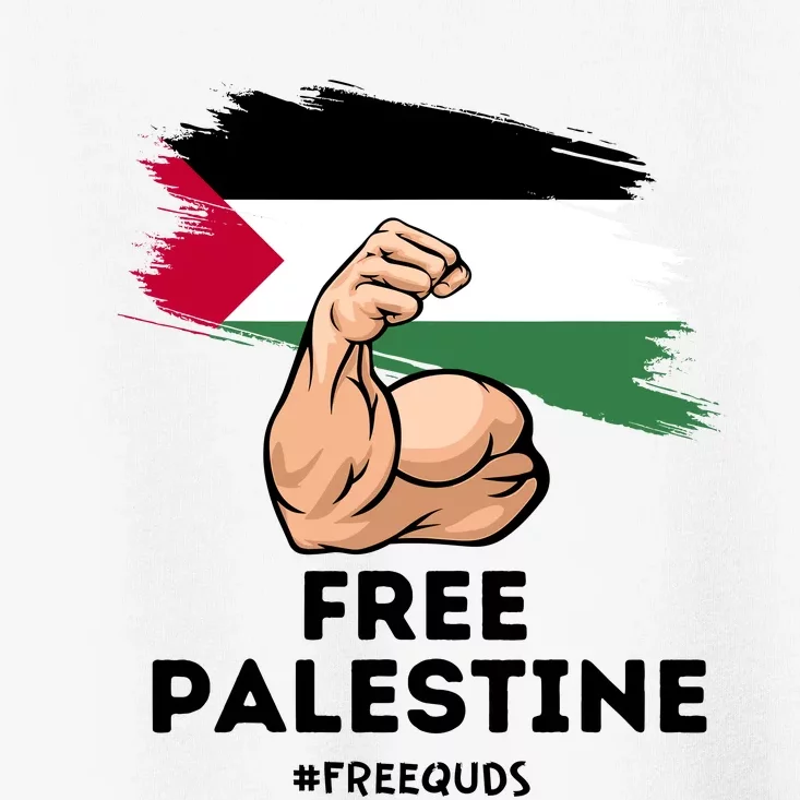 Free Palestine The Power Of The Palestinian Flag Toddler T-Shirt