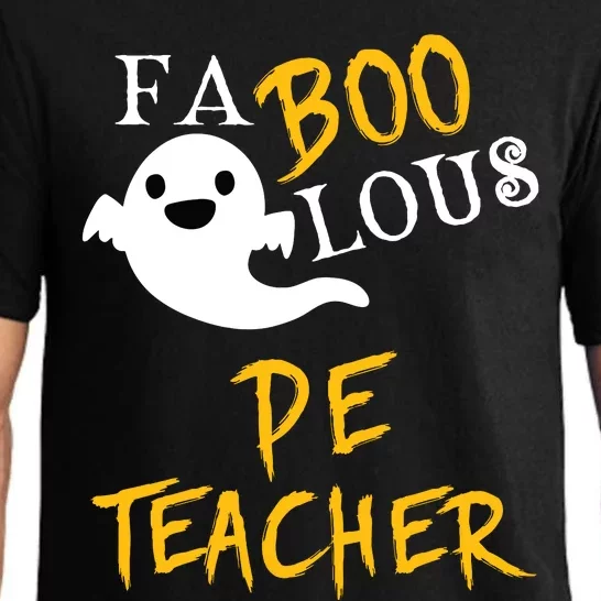 Faboolous Pe Teacher Halloween Physical Education Funny Pajama Set