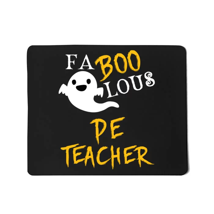 Faboolous Pe Teacher Halloween Physical Education Funny Mousepad