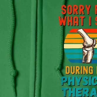 Funny Physical Therapy Surgery Recovery Knee Replacement Full Zip Hoodie