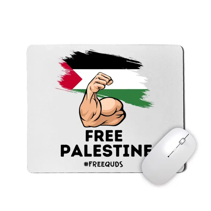 Free Palestine The Power Of The Palestinian Flag Mousepad