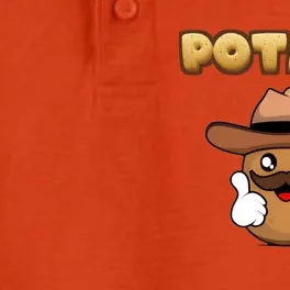 Funny Potato Tees Is Potato Dry Zone Grid Performance Polo