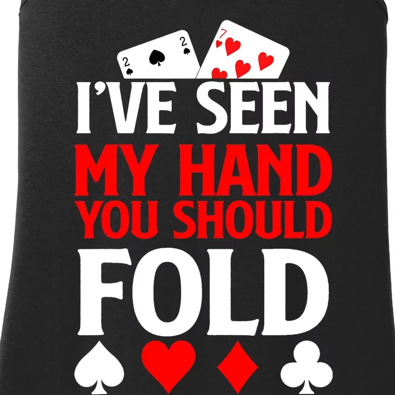 Funny Poker - Texas Holdem Lucky Poker Ladies Essential Tank