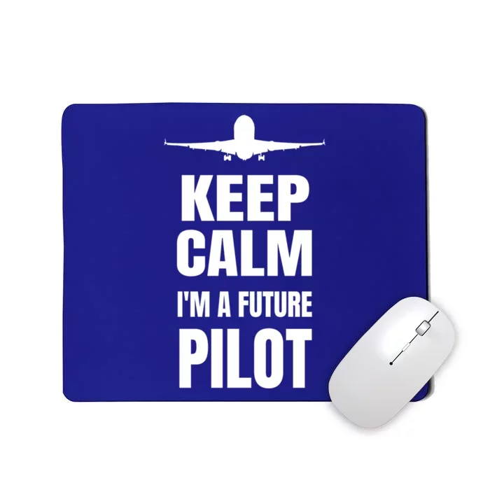 Future Pilot Tee Pilot In Progress Flight School Student Great Gift Mousepad