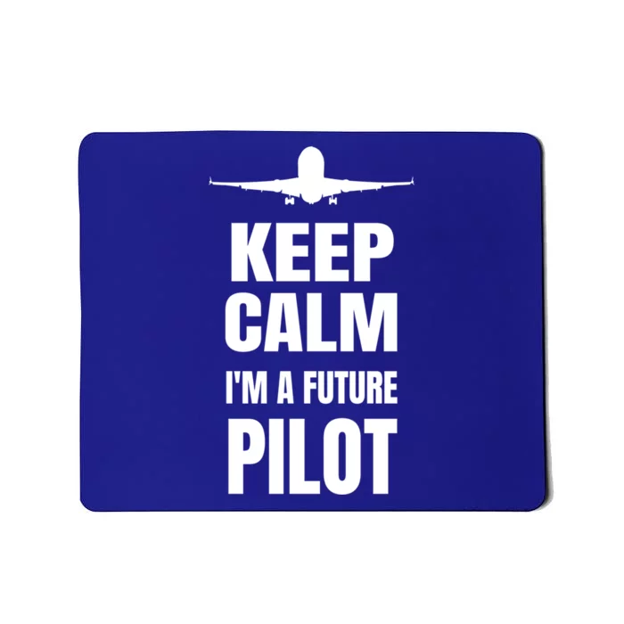 Future Pilot Tee Pilot In Progress Flight School Student Great Gift Mousepad