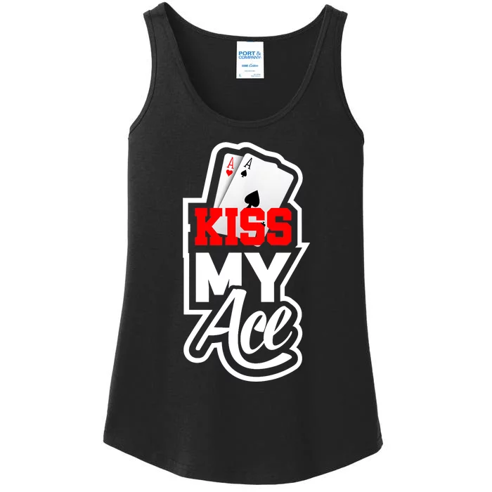 Funny Poker - Texas Holdem Poker Player Ladies Essential Tank