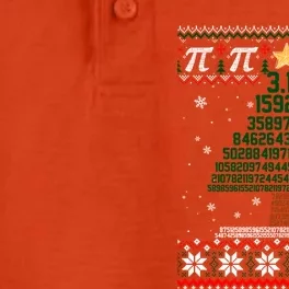 Funny Pi Tree Christmas Math Teacher Ugly Sweater Funny Gift Dry Zone Grid Performance Polo