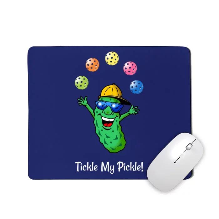 Fun Pickleball, Tickle My Pickle, Juggling Pickleballs Mousepad