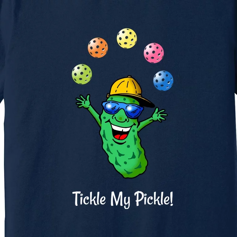 Fun Pickleball, Tickle My Pickle, Juggling Pickleballs Premium T-Shirt