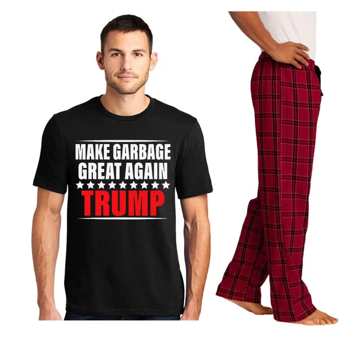 Funny Pro Trump Make Garbage Great Again Gift Pajama Set