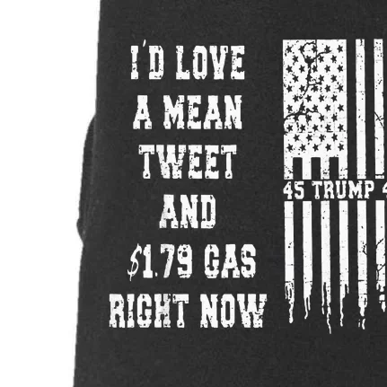 Funny Pro Trump Fathers Day Gas Prices Mean Tweets July 4th Doggie 3-End Fleece Hoodie