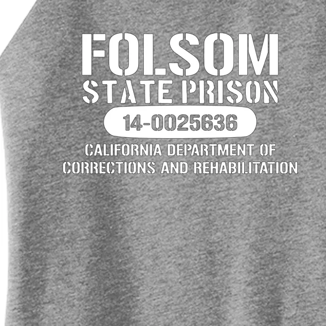 Folsom Prison TShirt Funny Women’s Perfect Tri Rocker Tank