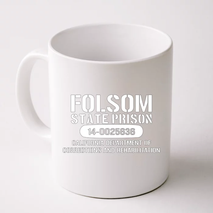 Folsom Prison TShirt Funny Front & Back Coffee Mug