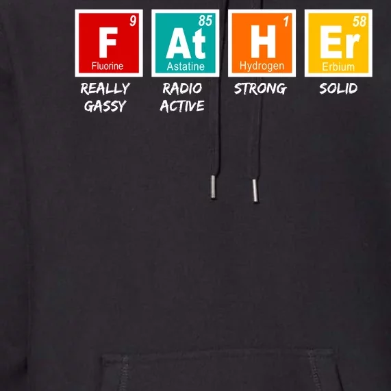 Father Periodic Table Premium Hoodie