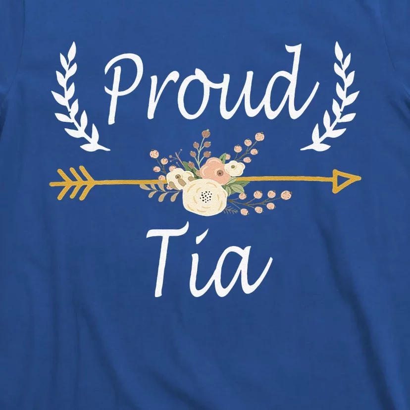 Funny Proud Tia Cute Thanksgiving Christmas Gifts T-Shirt