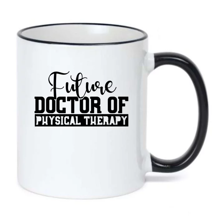 Future Physical Therapy Doctor DPT Student Graduation Gift Black Color Changing Mug