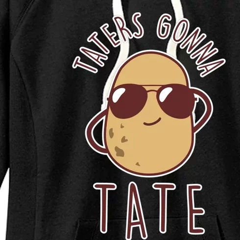 Funny Potato Tater Tot Foodie Women's Fleece Hoodie