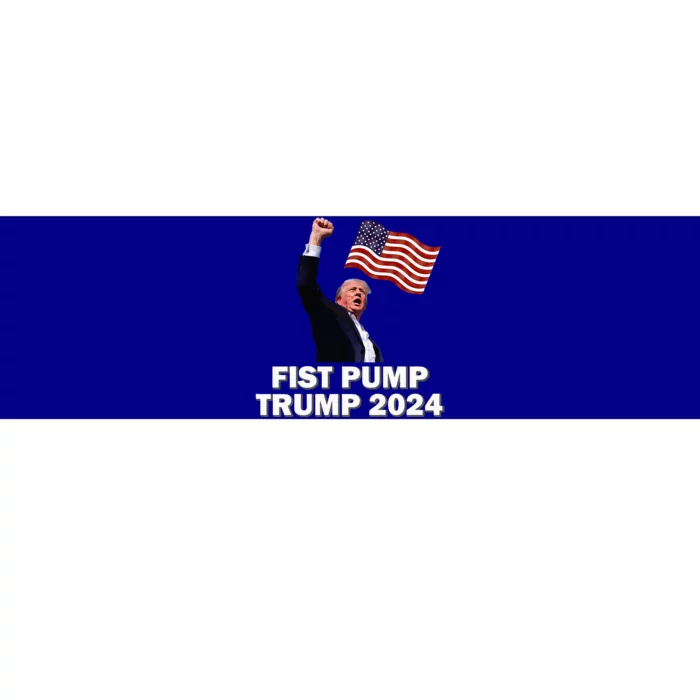 Fist Pump Trump 2024 Bumper Sticker