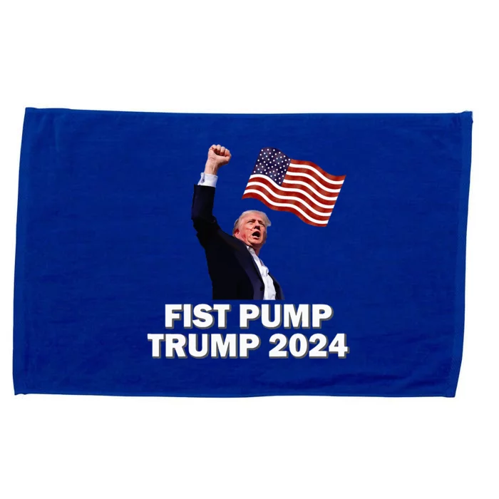 Fist Pump Trump 2024 Microfiber Hand Towel