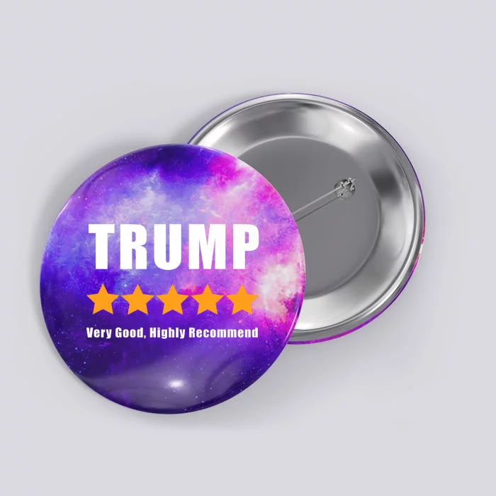 Funny Pro Trump 5 Star Rating Election Vote 2024 Button