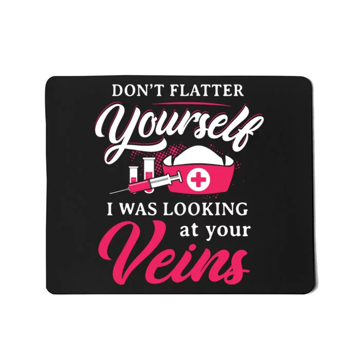 Funny Phlebotomy Technician Phlebotomist Nurse Women Mousepad