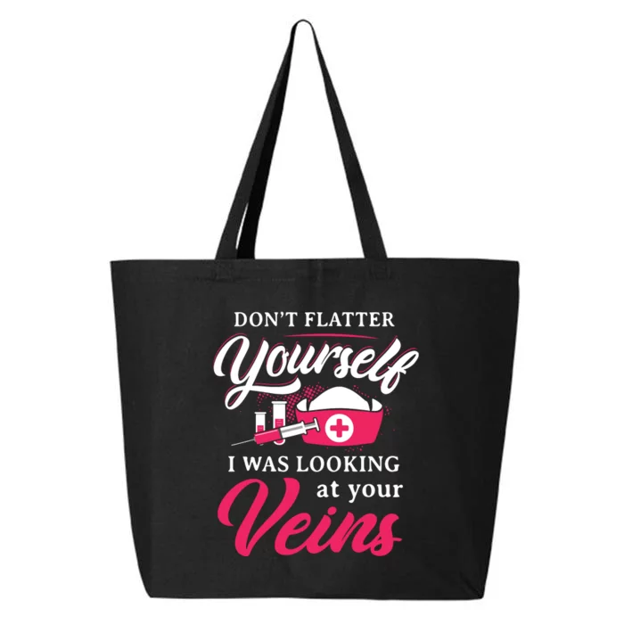 Funny Phlebotomy Technician Phlebotomist Nurse Women 25L Jumbo Tote