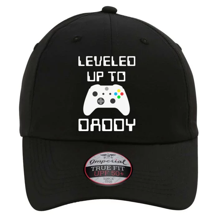 Funny Promoted To Daddy New Parent Gamer Leveled Up To Daddy Funny Gift The Original Performance Cap