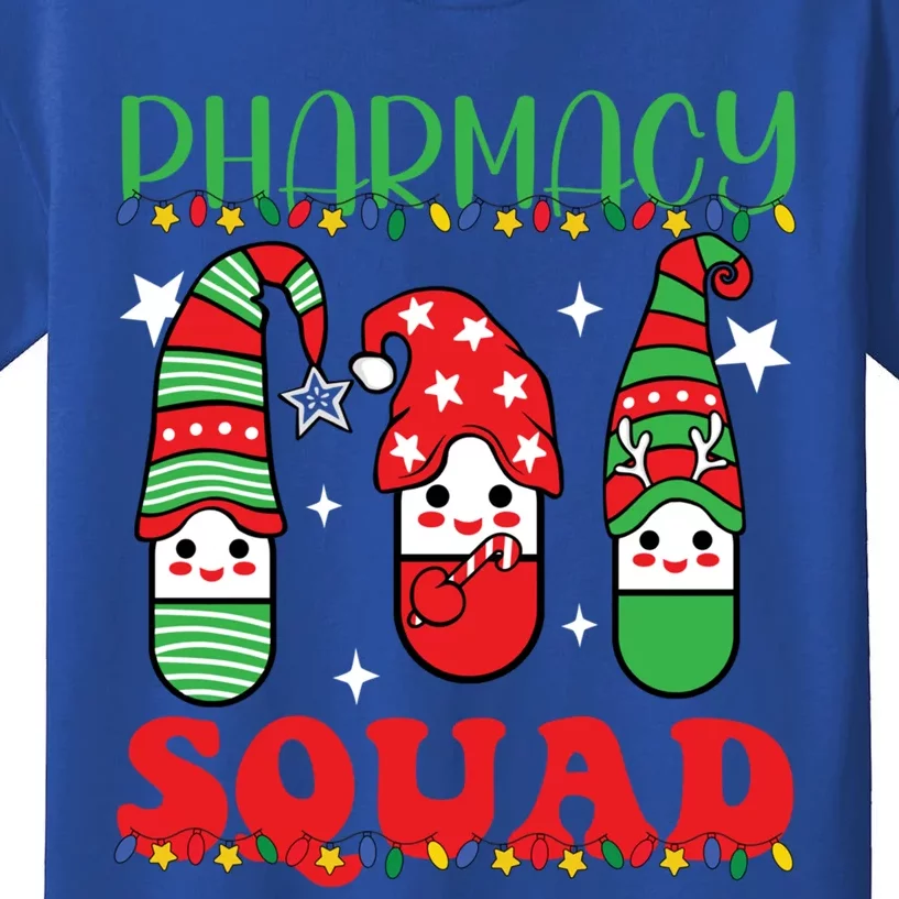 Funny Pharmacy Tech Squad Christmas Matching Holiday Pajama Meaningful Gift Kids T-Shirt